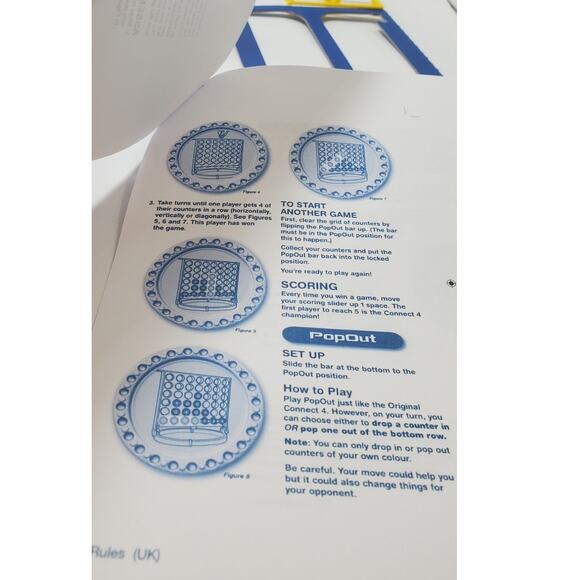 Connect 4 Strategy Game 4 in a Row Game - 5 Ways To Play (2009) 100% COMPLETE - Picture 4 of 8